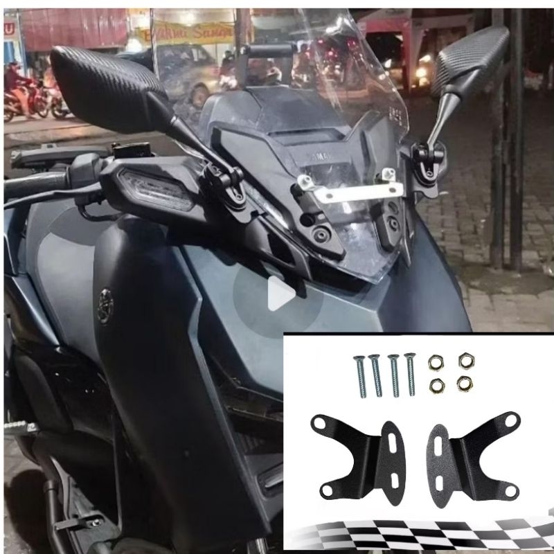 Breket Serpo Spion R25 Motor Xmax Old Dan Xmax New Kualitas Terbaik LUCKY VARIASI MOTOR
