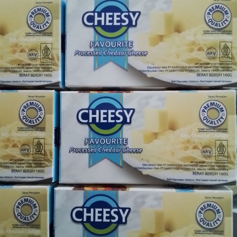 

CHEESY CHEDDAR CHEESE / KEJU FAVOURITE 160GR