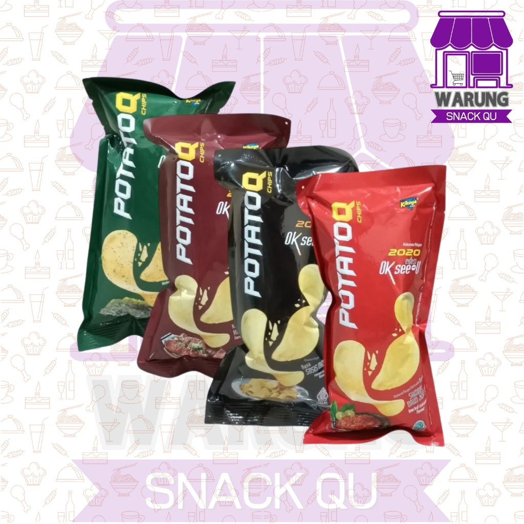 

Potato Q Chips Keripik Kentang 22gr