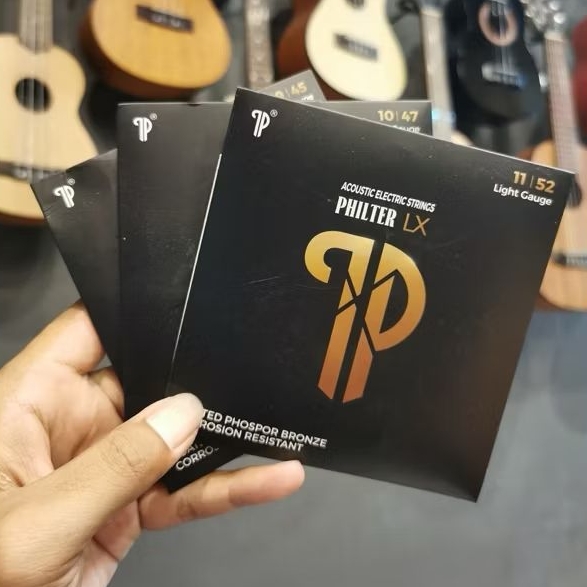 Senar Tali Gitar Akustik 1 Set Original Philter