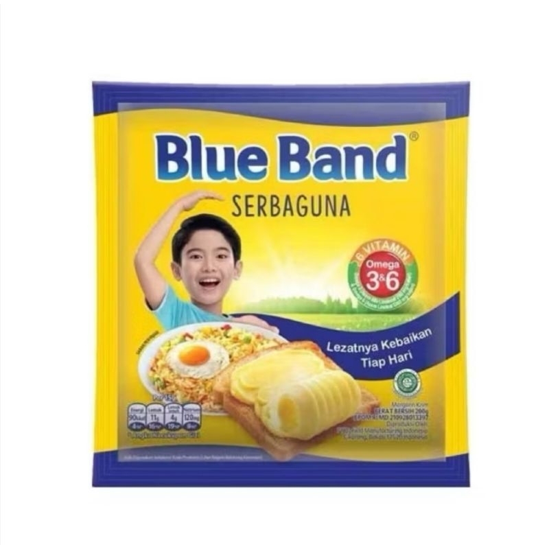

Blue Band Margarin Serbaguna 200 gram Blue band serbaguna sachet 200 gram