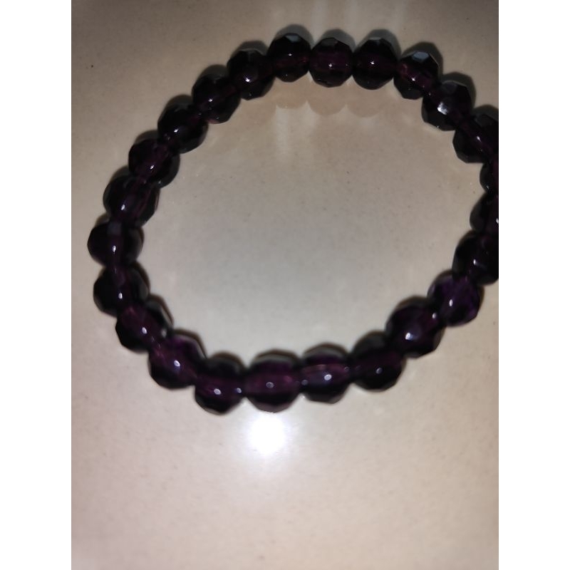 Gelang crystal amethys quartz brazil purple ungu
