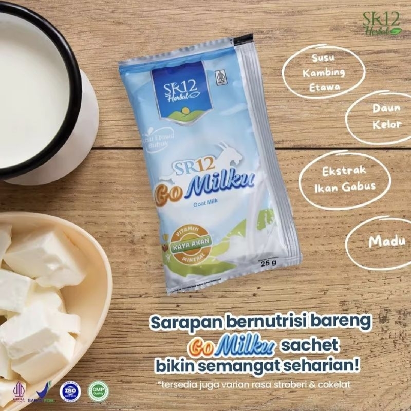 

SR12 Go Milku Susu Kambing Sachet 25 G