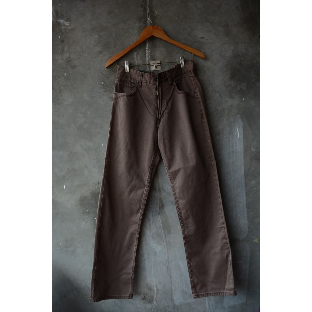Celana Panjang Chino Latoya Cokelat Obral - Size 32