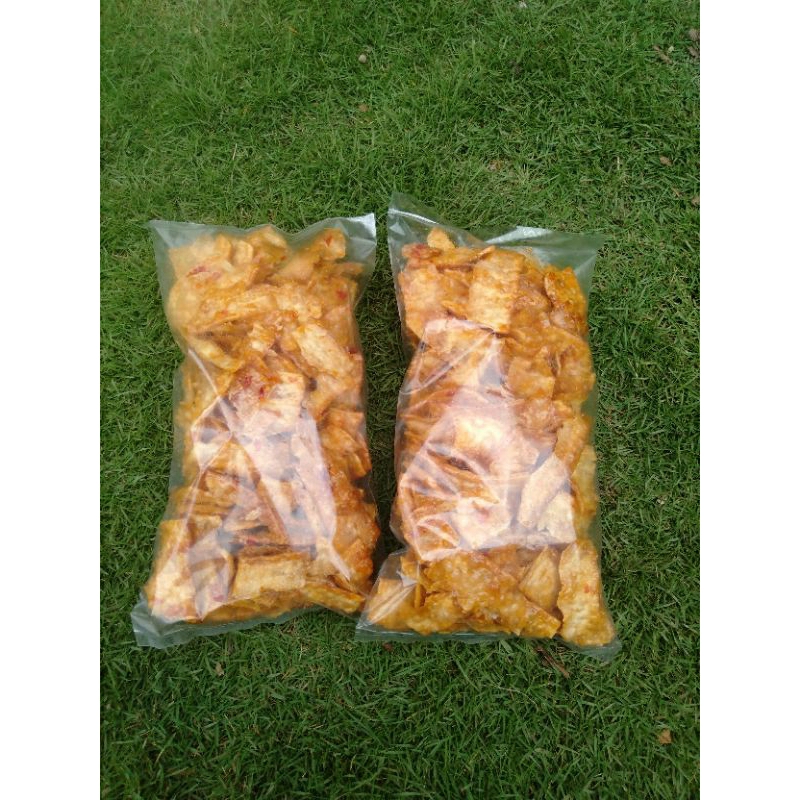 

kripik singkong/Balung kuwuk pedas manis
