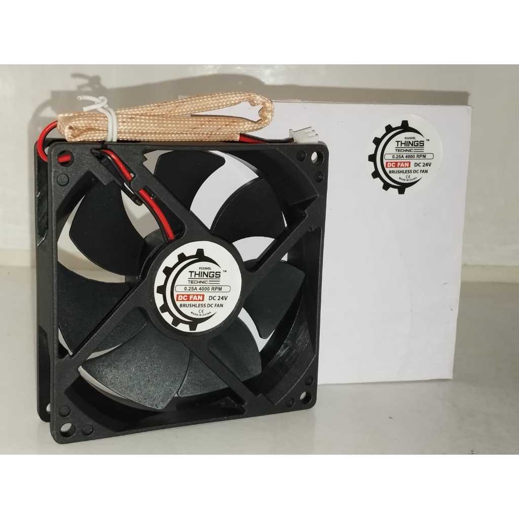 Kipas 9cm 0.25A 4000RPM DC FAN 24V Brushless DC FAN mesin las