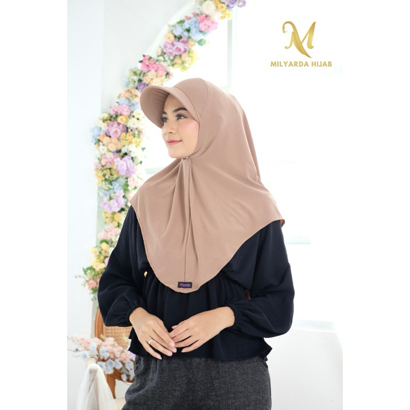 Milyarda Hijab Bergo Topi Premium Hijab Topi Bergo Topi Hijab Olahraga