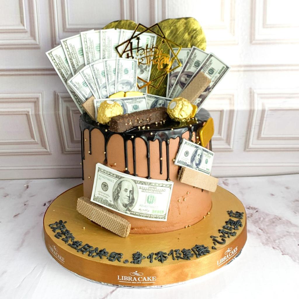 

Kue Ulang Tahun/Birthday Cake/Kue Ultah tema Dollar/Kue Birthday jakarta/Dollar Cake