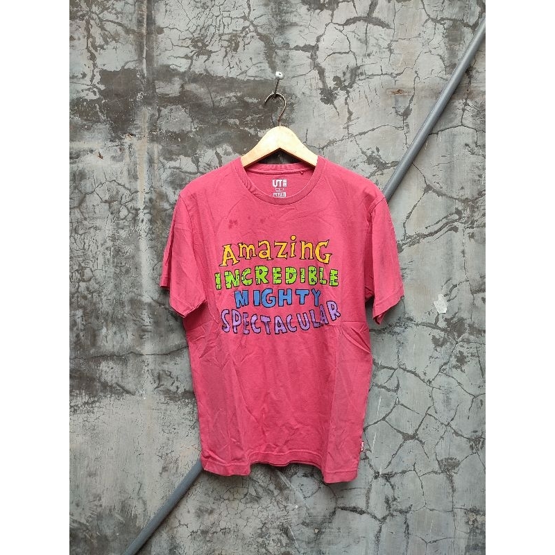 t-shirt UNIQLO colab Marvel original second