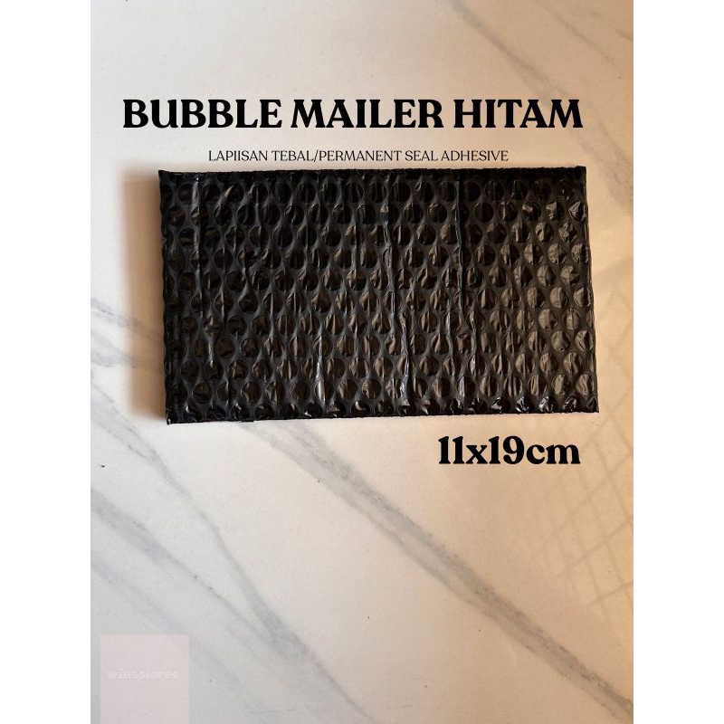 

TERMURAH BUBBLE MAILER HITAM TEBAL/ AMPLOP PACKING/BUBBLE PACKING/AMPLOP BUBBLE 11cmx19cm