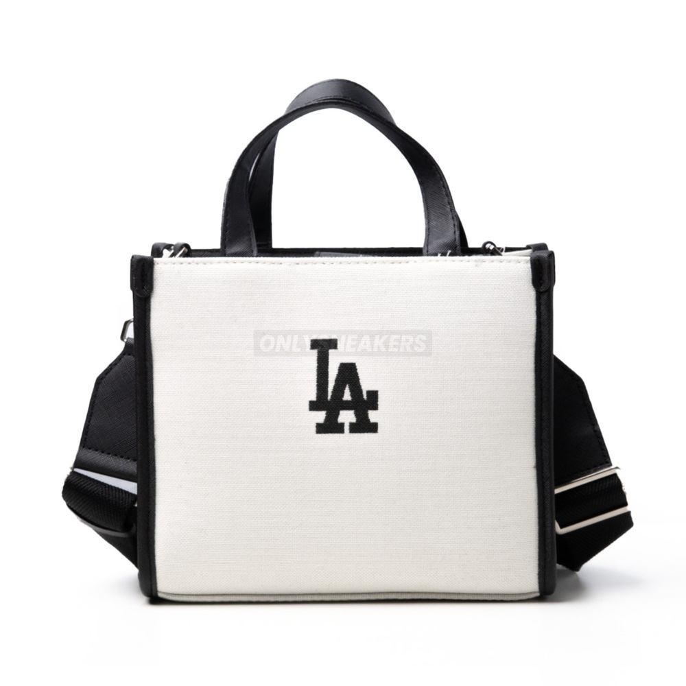 MLB VARSITY JACQUARD SMALL TOTE BAG LA DODGERS