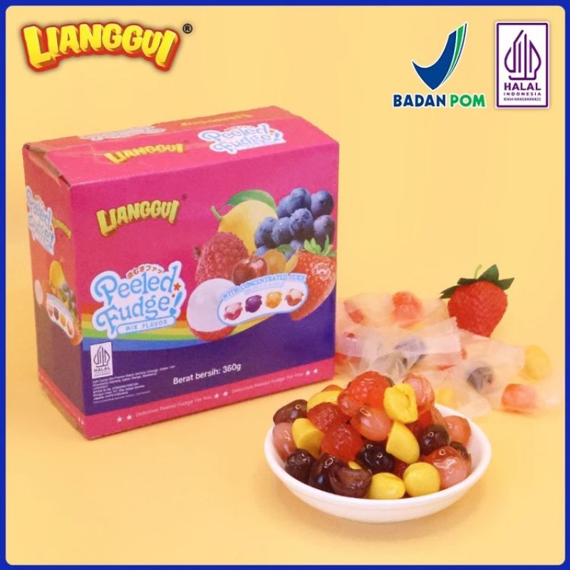 

PERMEN JELLY KUPAS KRIM BUAH isi 120pcs