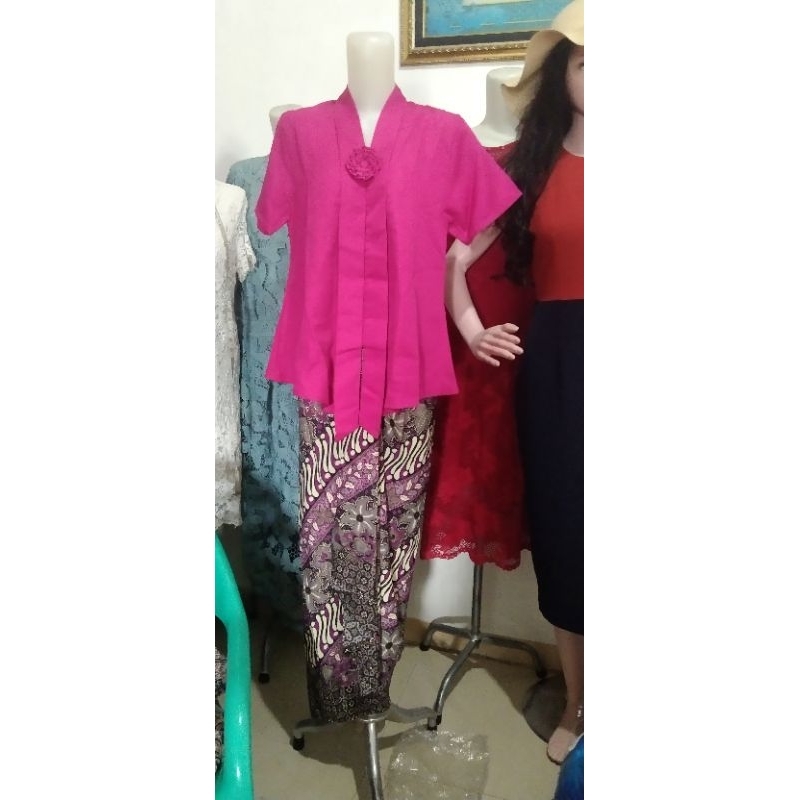Set Kartini  Pink Fanta + Rok