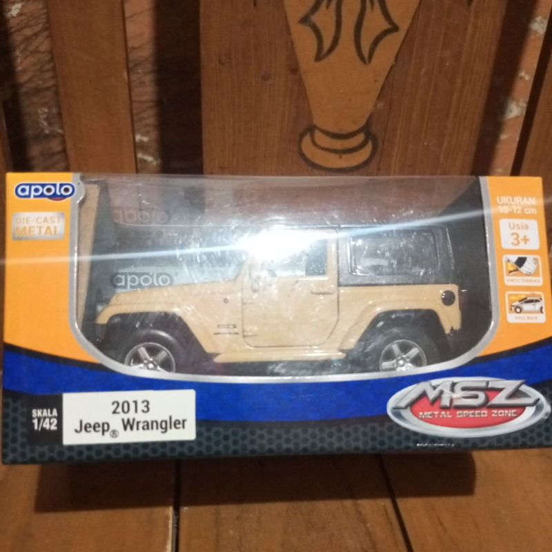 DIECAST APOLO 2013 JEEP WRANGLER