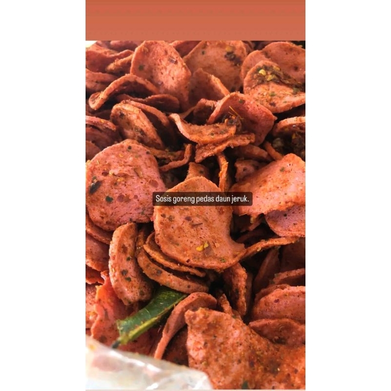 

Sosis goreng pedas daun jeruk Termurah 250gr