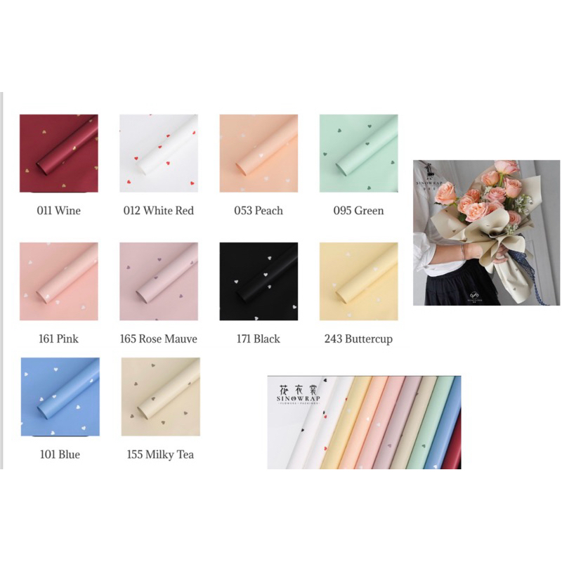 

(WAJIB BELI KARDUS) 5 Lembar kertas bunga l kertas buket l flower wrapping l kertas florist BM