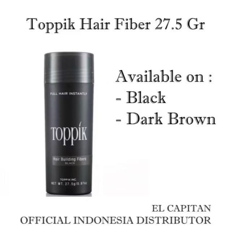 TOPPIK HAIR FIBER 27.5 GR PENEBAL RAMBUT INSTAN ORIGINAL SErbuk Penebal Rambut Instan Hair Fiber Pen