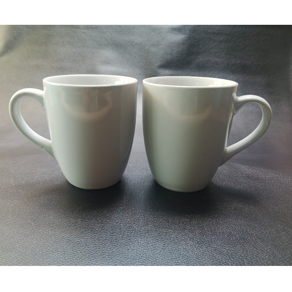 Gelas Mug Keramik Sedikit Reject Polos Tibuah gelas 310ml dapat 3 buah sudah termasuk box pergelas