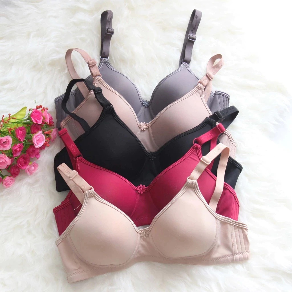 Bh Bra Scalen By Tally 2808 Cup A (36-42) Kait 2 Licin | Busa Tipis Tanpa Kawat