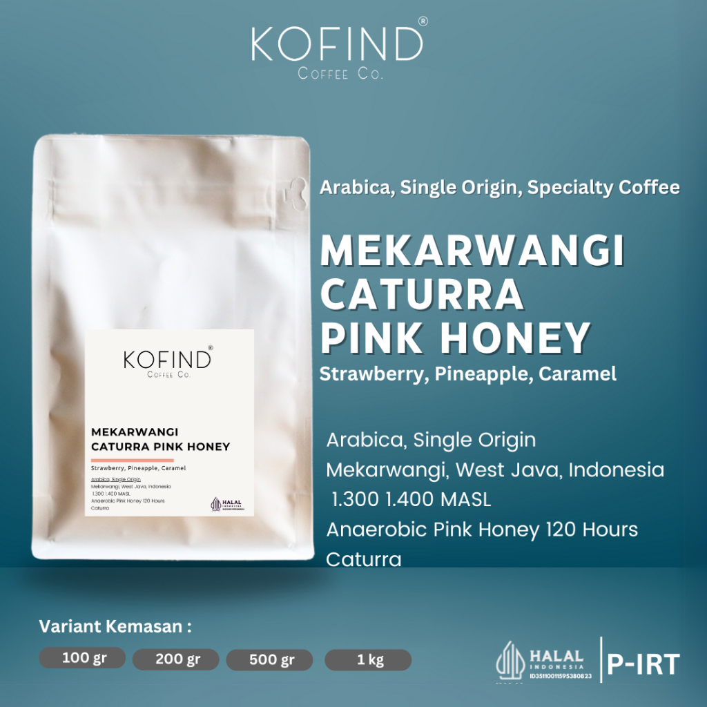 

Biji Kopi Mekarwangi Caturra Pink Honey Specialty Coffee Manual Brew