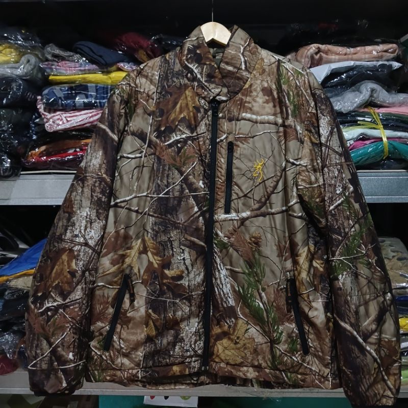Jaket realtree browning bahan primaloft second