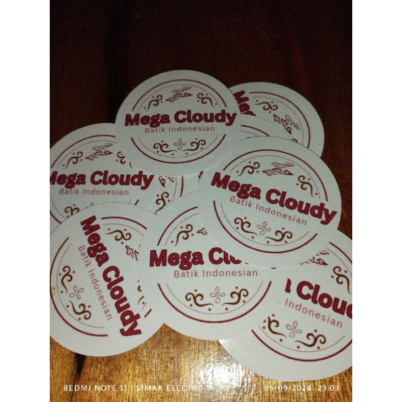 

Stiker label snack label buku label kemasan label size ukuran
