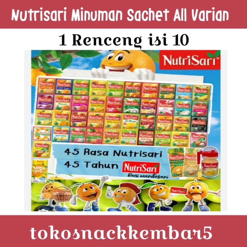 

Nutrisari Minuman Serbul All Varian per Renceng