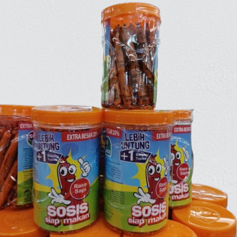 

Sosis So nice siap makan Rasa Sapi 1 toples