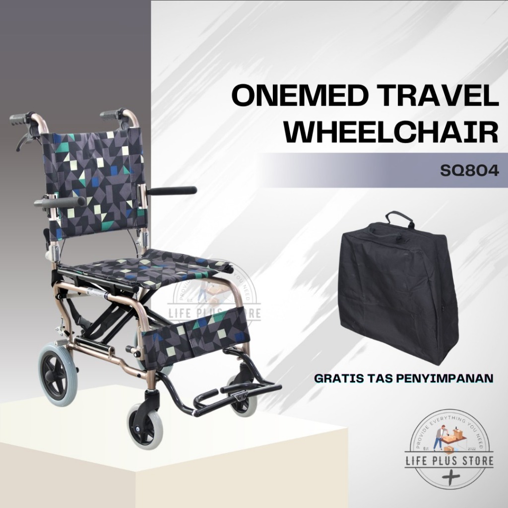Kursi Roda Travel Onemed FS804LABJ / Traveling Wheelchair FS804LABJ SQ804