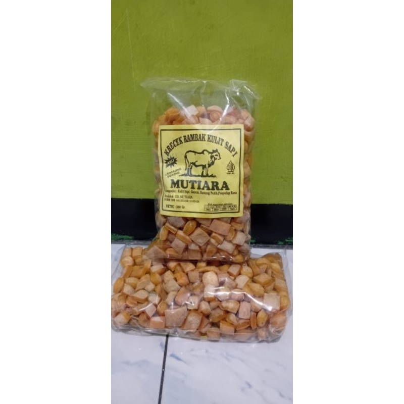 

krecek rambak kulit sapi dadu 500gram