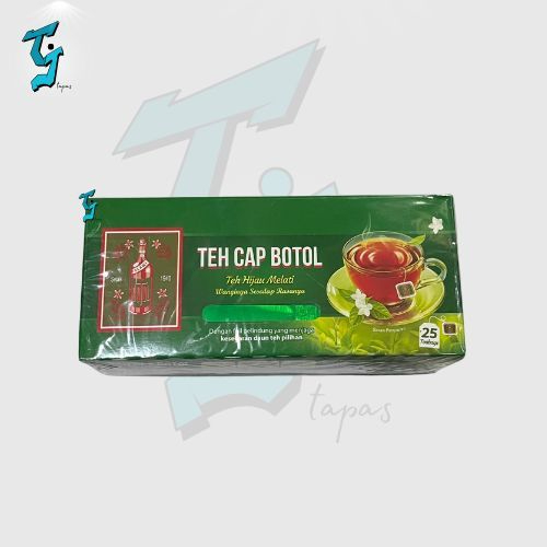 

Teh Celup CAP BOTOL, Teh Hijau Melati. 1 Box 25 teabags.
