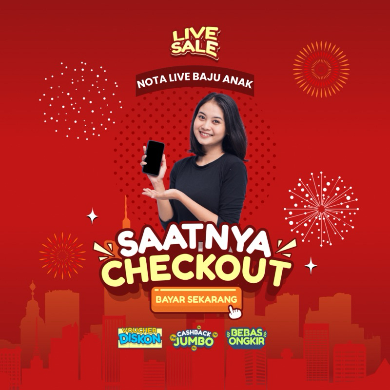 NOTA LIVE 100 Baju Anak Thrift/Monja Borongan/Paket Usaha