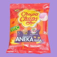 

PERMEN LOLIPOP CHUPA CHUPS REFIL ISI 30 KEMBANG GULA ANEKA RASA STRAWBERRY KRIM COLA