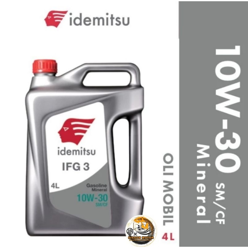 Oli Idemitsu 10W-30 4 liter Oli Mobil Idemitsu
