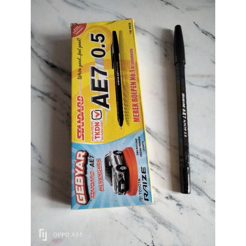 

Pulpen standar Ae7-0.5 hitam satuan - AnggunYusuf Collections
