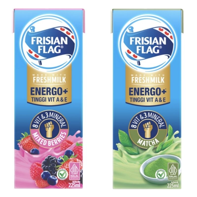 

Frisian Flag Energo+ Susu Cair Segar 225 ml