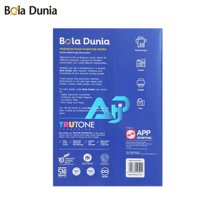

Promo Kertas HVS Bola Dunia A4 70 Gsm 300 Lembar