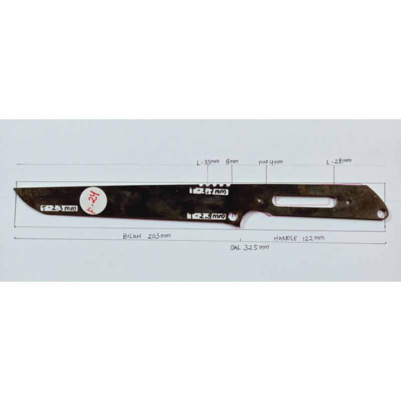 F-24 bahan baja D2/TKM germany