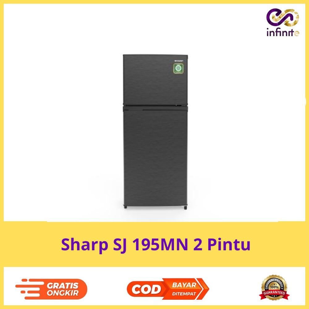 Kulkas Sharp SJ-195MN -  Kulkas 2 Pintu Sharp