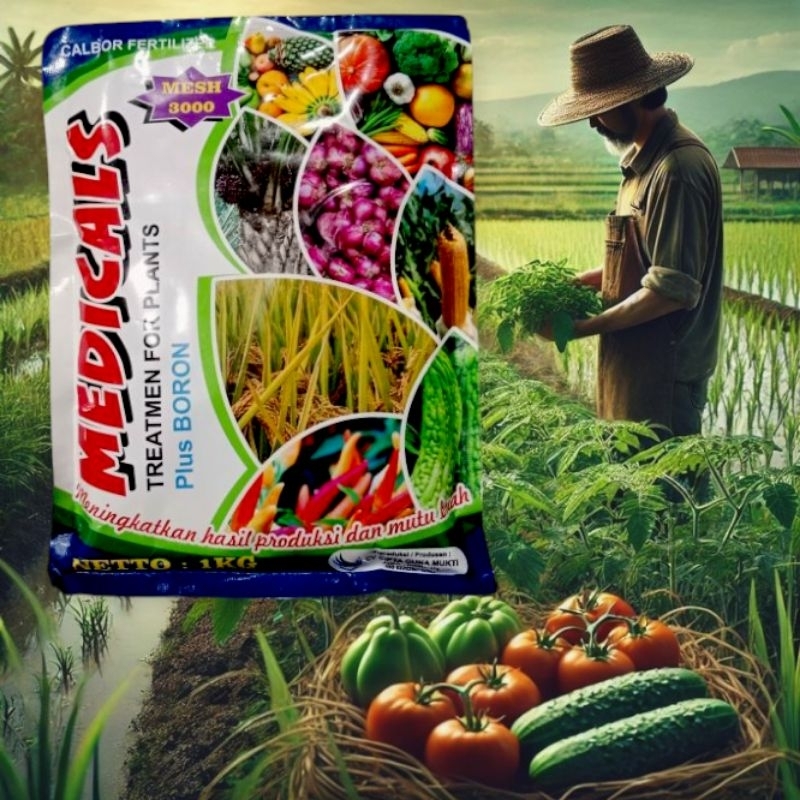 Medicals 1 kg pupuk kalsium + boron mesh 2500