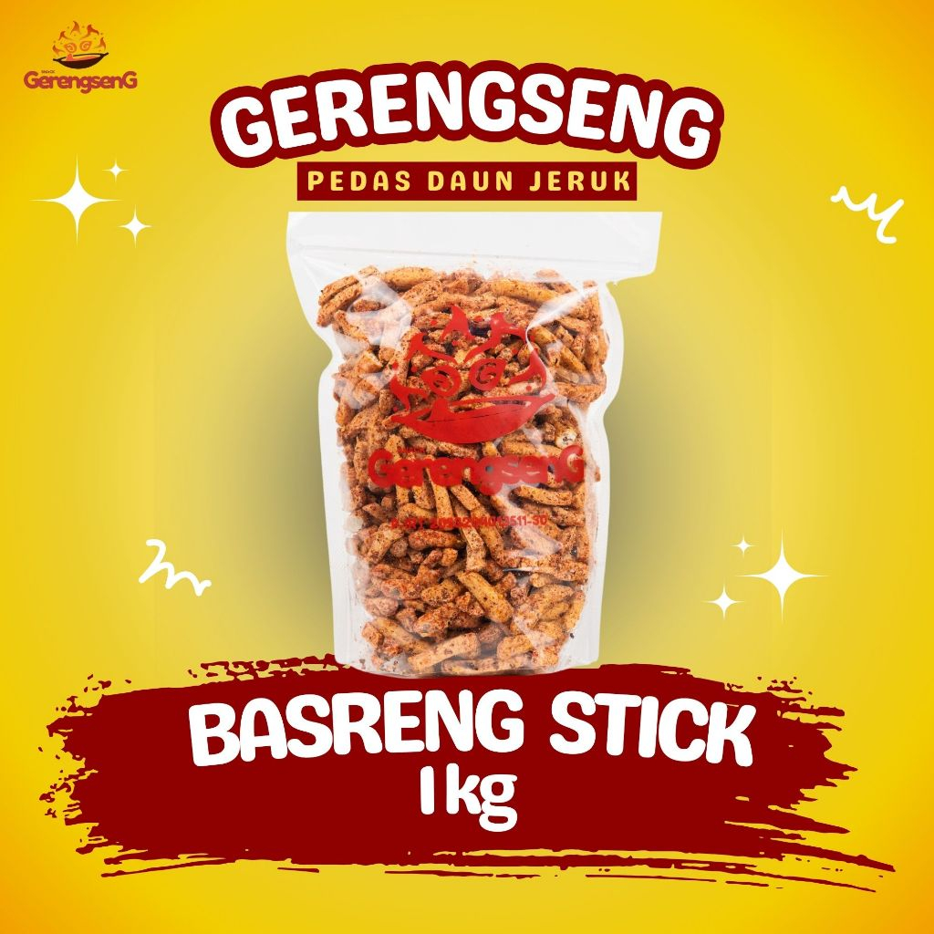 

Gerengseng Basreng - Stik Pedas Daun Jeruk 1Kg