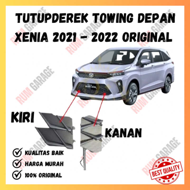 tutup derek towing depan xenia 2021 2022 ORIGINAL