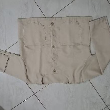 Blazer wanita [Cream]