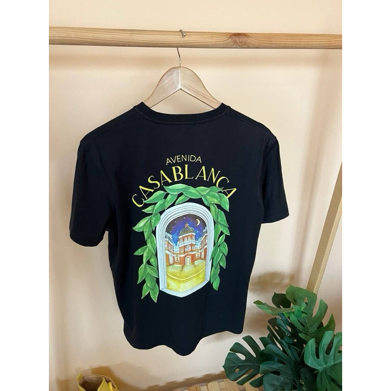 Kaos Casablanca Avenida Tshirt Big Printed Palace Tennis Black
