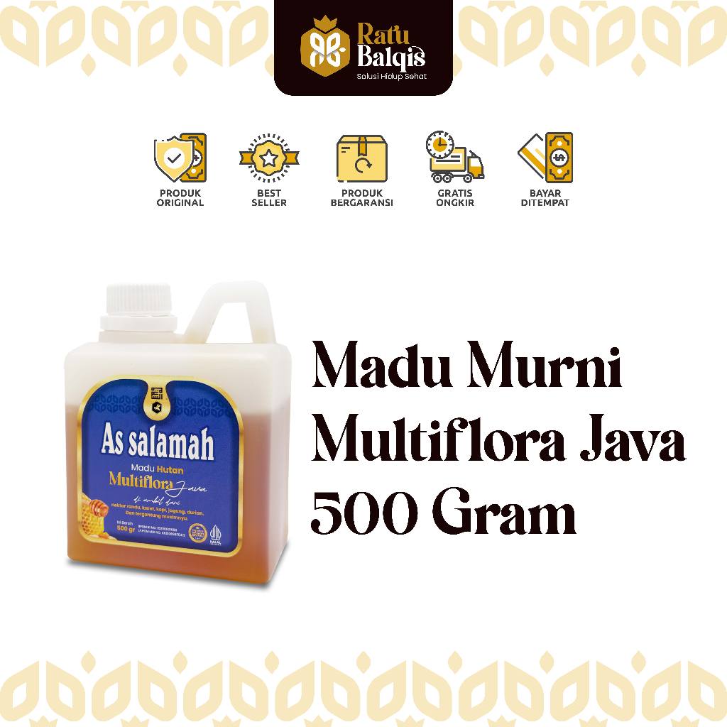

Madu Murni Multiflora Java 500 Gram As Salamah Original