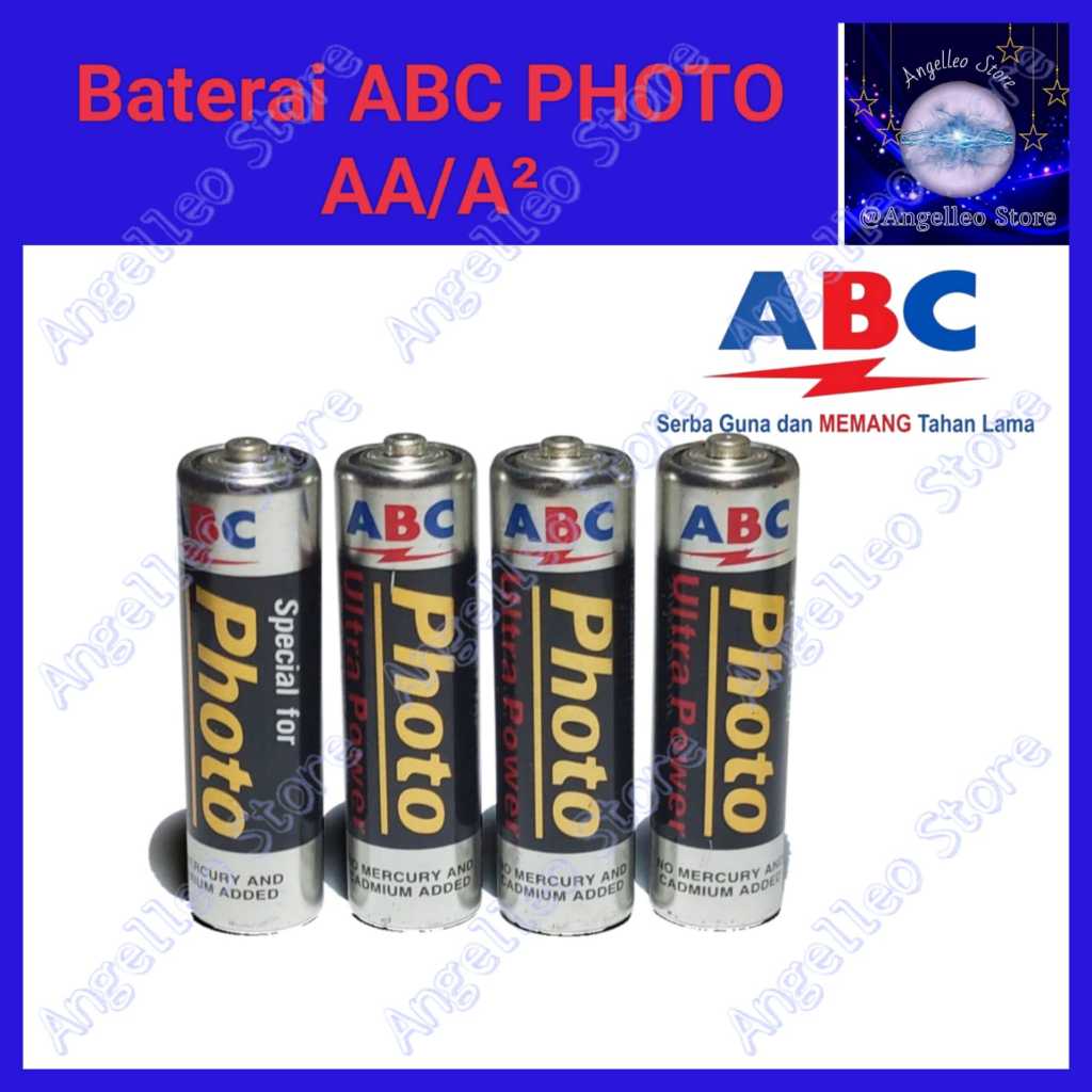 Baterai ABC PHOTO A2~Baterai ABC A2~Baterai ABC AA~ABC PHOTO AA~1,5V