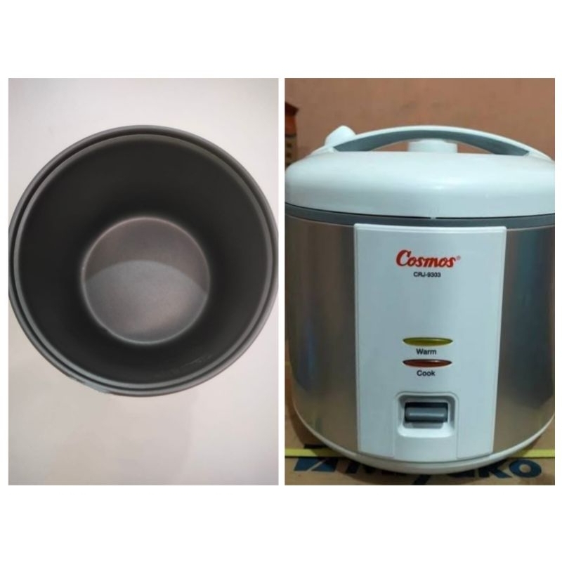 (PANCI SAJA) Panci Teflon Innerpot Utk Magic Com Cosmos CRJ 9303