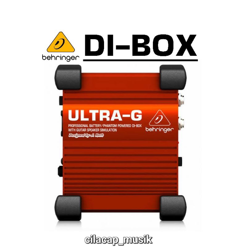 BEHRINGER DI BOX GUITAR SPEAKER SIMULATION BERINGER DI BOX BEHRINGER GI100