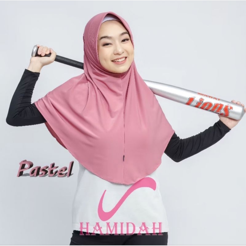 Bergo Hamidah L ORI, Hamidah Sproty,kerudung hamidah uk L,hijab hamidah