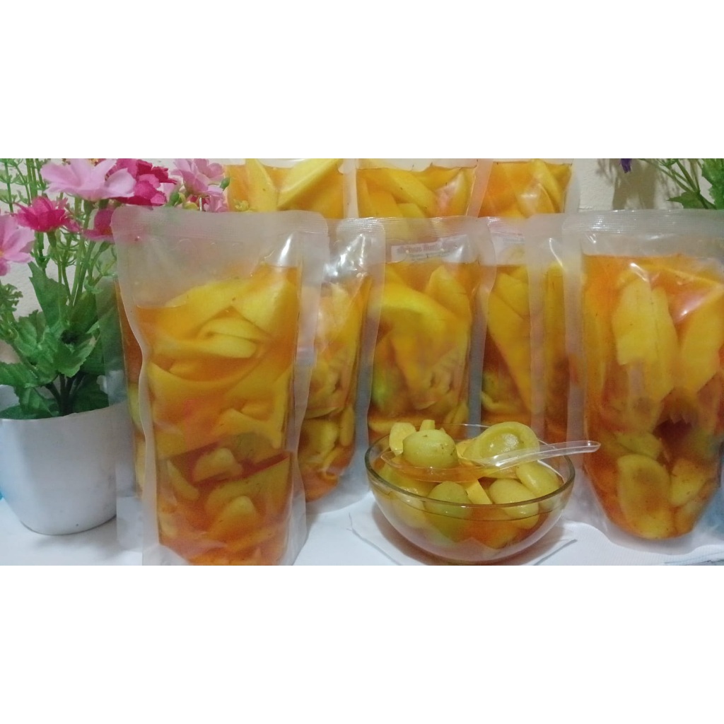 

40 pcs Asinan Buah Segar 400 Gram Enak Segar Higienis Halal Mix Campur Mangga Salak Dondong Kedondong